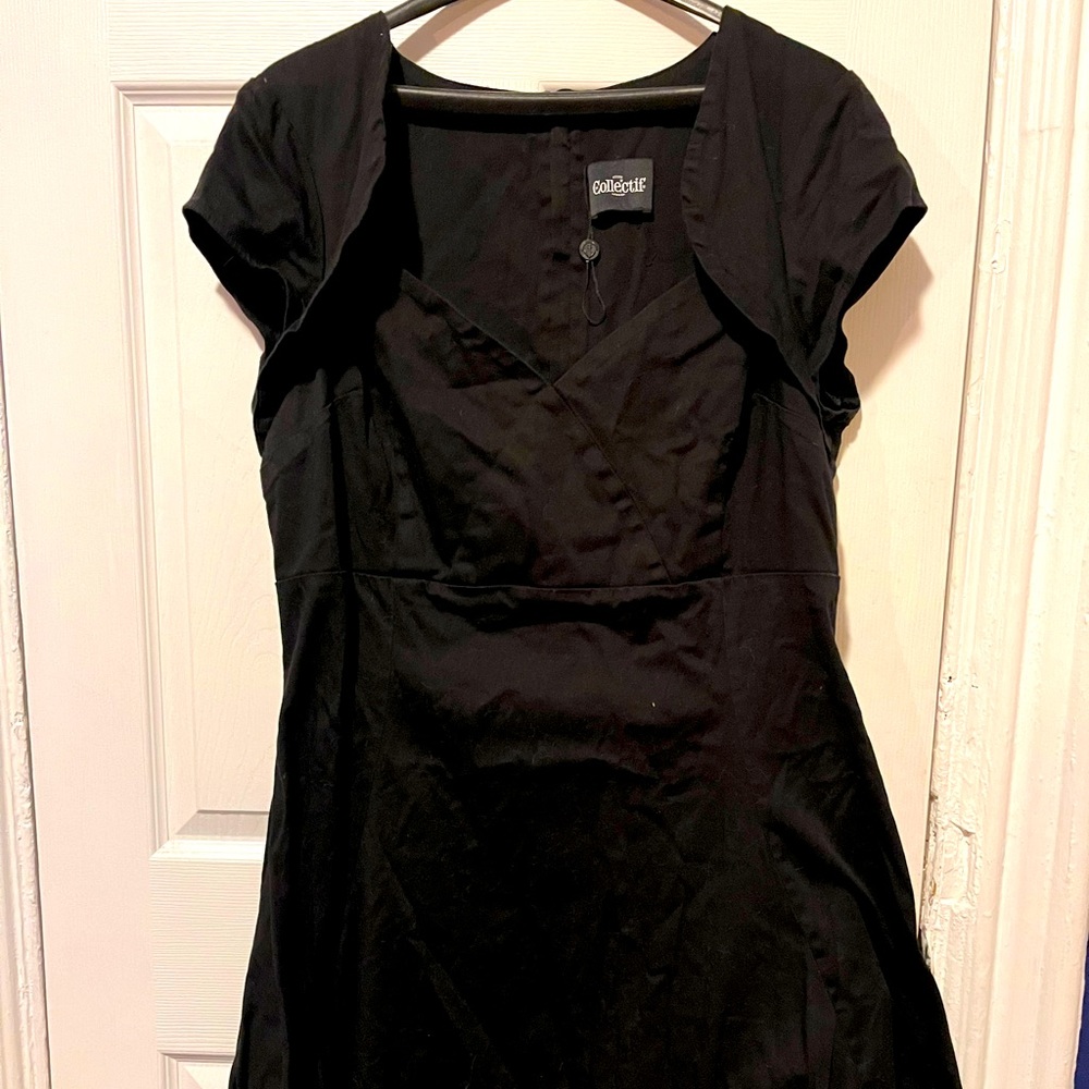 Collectif Regina doll dress black